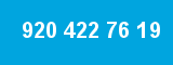 920 422 76 19